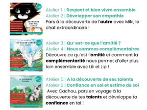 Kits pédagogiques "Les ateliers pour bien grandir"